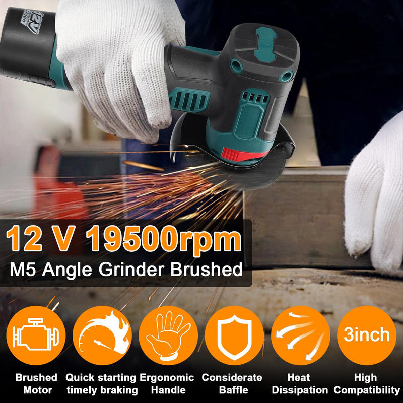 Multifunktionales elektrisches Schleifwerkzeug Kkmoon, 3 Zoll Handheld Winkel-Schleifmaschine, bunt - Bild 2