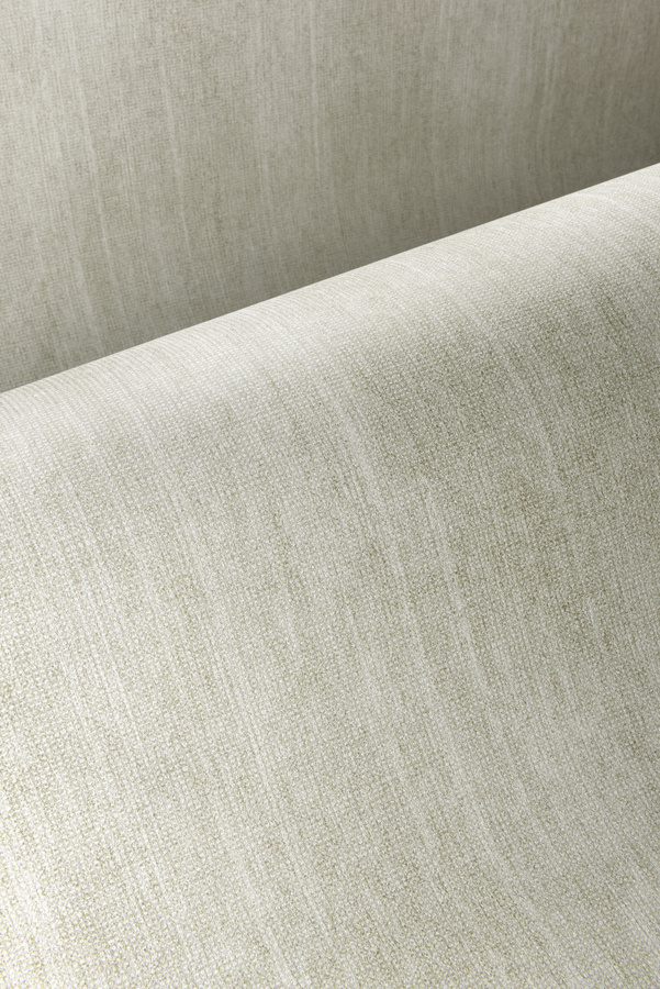Arte International Essentials Wallpaper Washed Linen in Grün und Beige, Vlies Tapete mit abstraktem Design - Bild 1