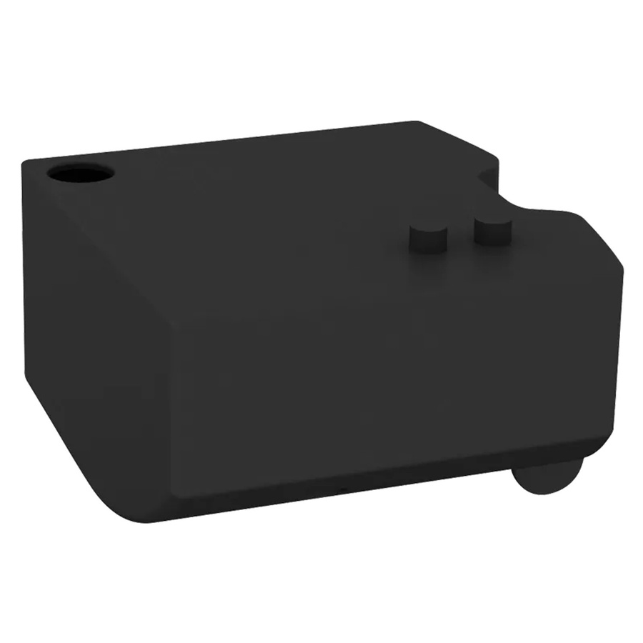 Delabie Wasserauffangbehälter für SPEEDJET 2 in Schwarz B/T/H: 11,5 x 6,1 x 10,8 cm - Bild 2