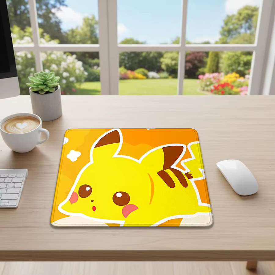 Potdemiel Mauspad Pokemon Design Multicolor für Gaming-PC und Schreibtisch - Bild 3