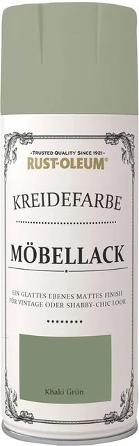 Rust-Oleum Kreidefarbe Sprühfarbe für Möbel in Khakigrün matt, 400 ml - Bild 1