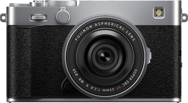 Fujifilm X-E5 Kompaktkamera in Silber mit 23mm f/2.8 Objektiv - Bild 1