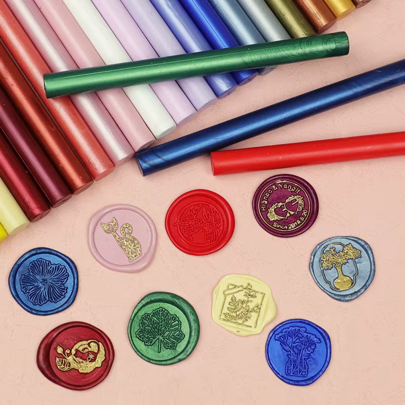 DIY Siegelwachs Stempel und Wachs Sticks in Weiß für Hochzeit, Party und Handwerk - Bild 3