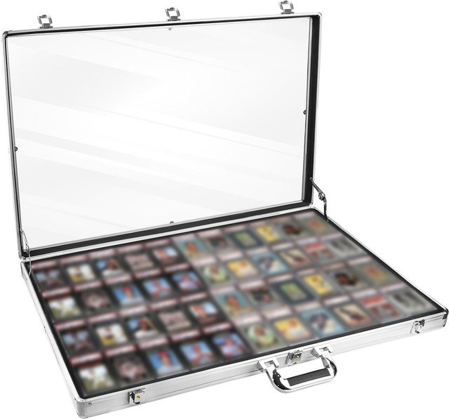Sunnimix Sammelkarten-Box, Karten-Displaybox, abschließbar mit Griff - Bild 1