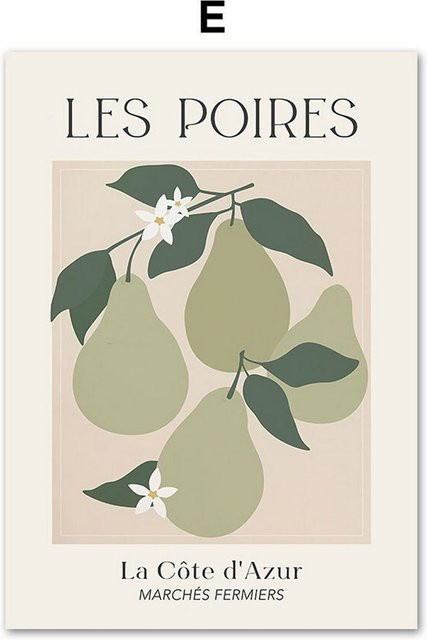 TPFLiving Poster Leinwand Henri Matisse Berggruen & Cie Modell E, Mehrfarbig, B/H: 15 x 10 cm - Bild 1
