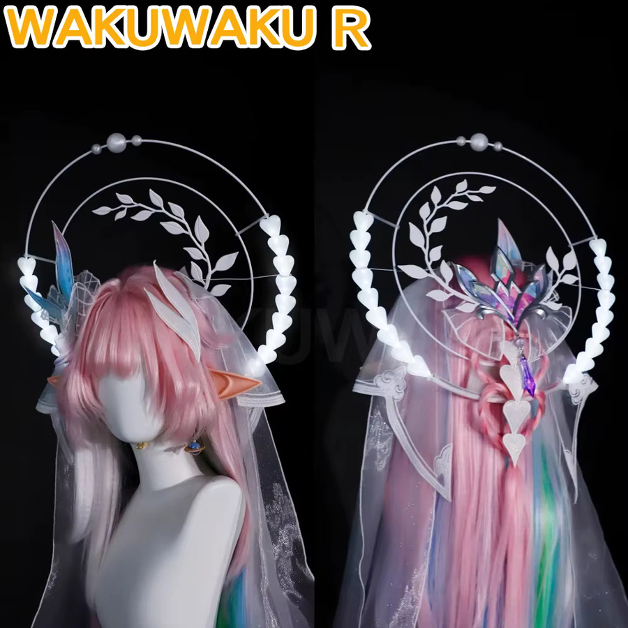 WAKUWAKU Honkai: Star Rail Cyrene Cosplay Kostüm, Süßes Kleid, Zubehör - Bild 4