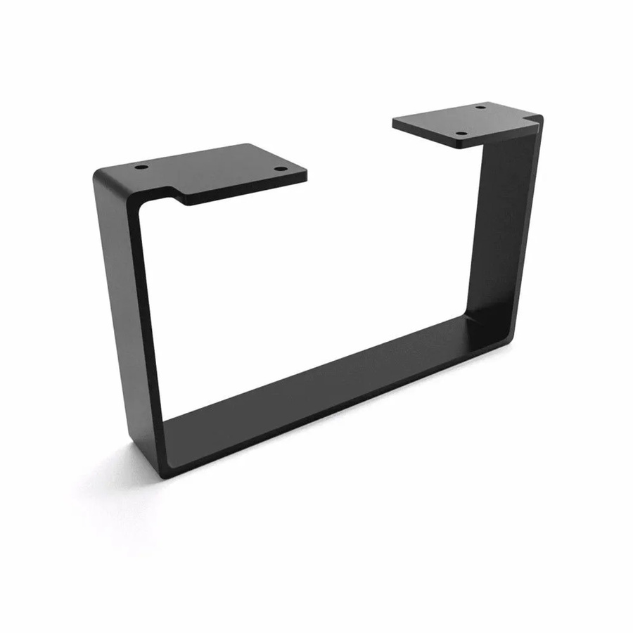 HEVVA Möbelbein LUXEMBURG in Schwarz, Höhe: 15 cm, Tiefe: 25 cm - Bild 2