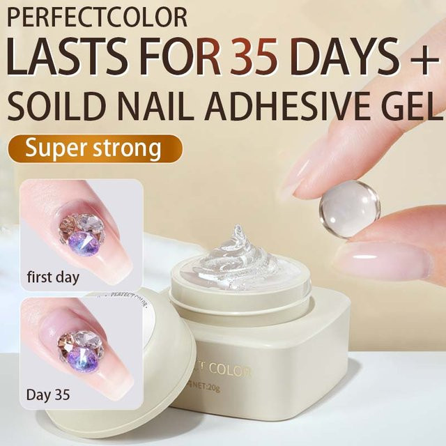 Perfect Color Nagelklebegel, klares Hartgel, 20 g - Bild 1
