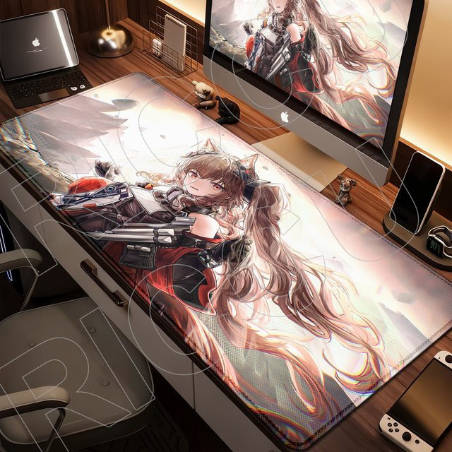 Arknights Endfield Gilberta XXL Gamer-Mauspad mit HD-Druck und rutschfester Gummibasis in Multicolour - Bild 1