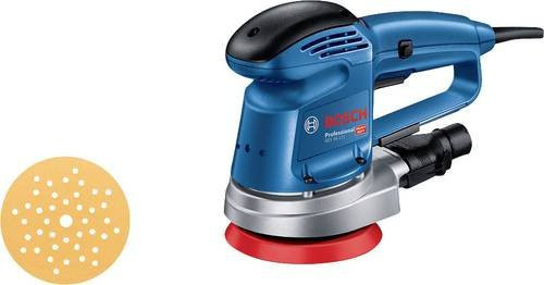 Bosch Professional Exzenterschleifer GEX 34-125 mit 340 W und 125 mm Schleifscheibendurchmesser in Blau und Schwarz - Bild 3