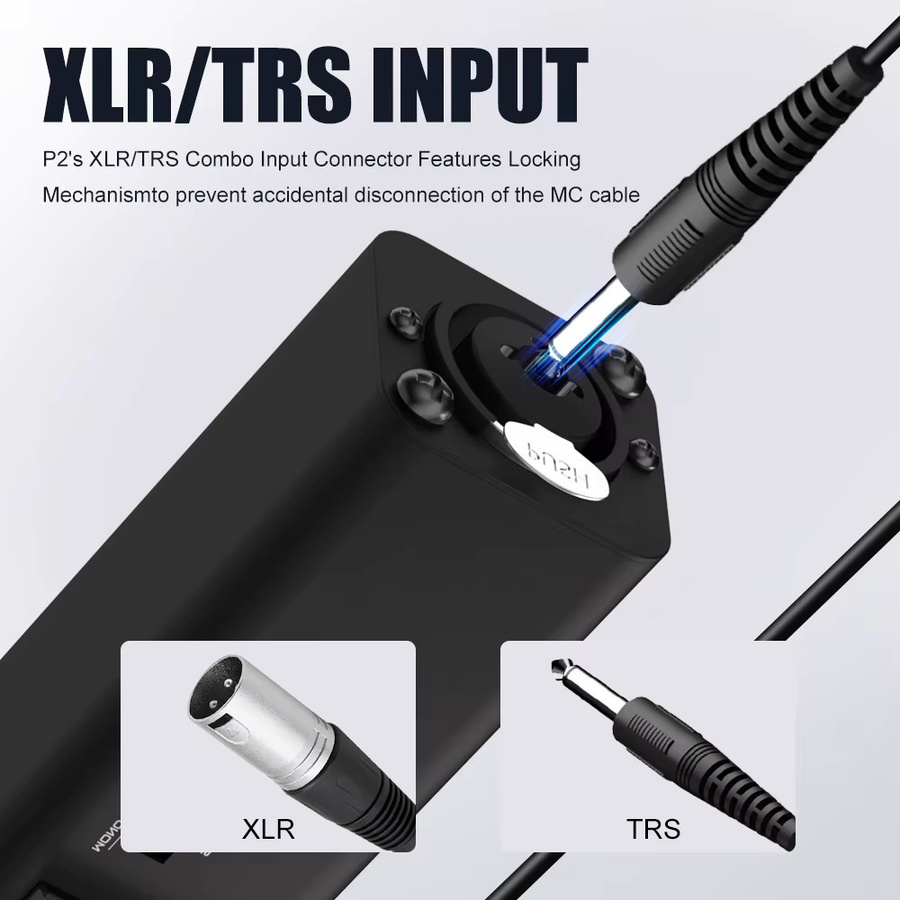 G-MARK P3 In-Ear-Monitor-Verstärker mit Metallgehäuse und Lithium-Akku in Schwarz, tragbarer Kopfhörerverstärker für Stereo und Mono - Bild 5