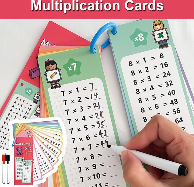 GSF Multiplikationstabellen, Times Table Cards, Lehrmittel - Bild 1