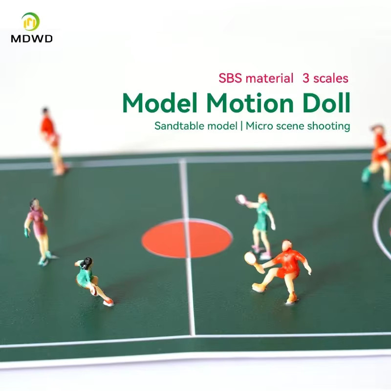 MDWD Sportfiguren Menschen Modellbau, Miniatur, Bunt / Mehrfarbig - Bild 2