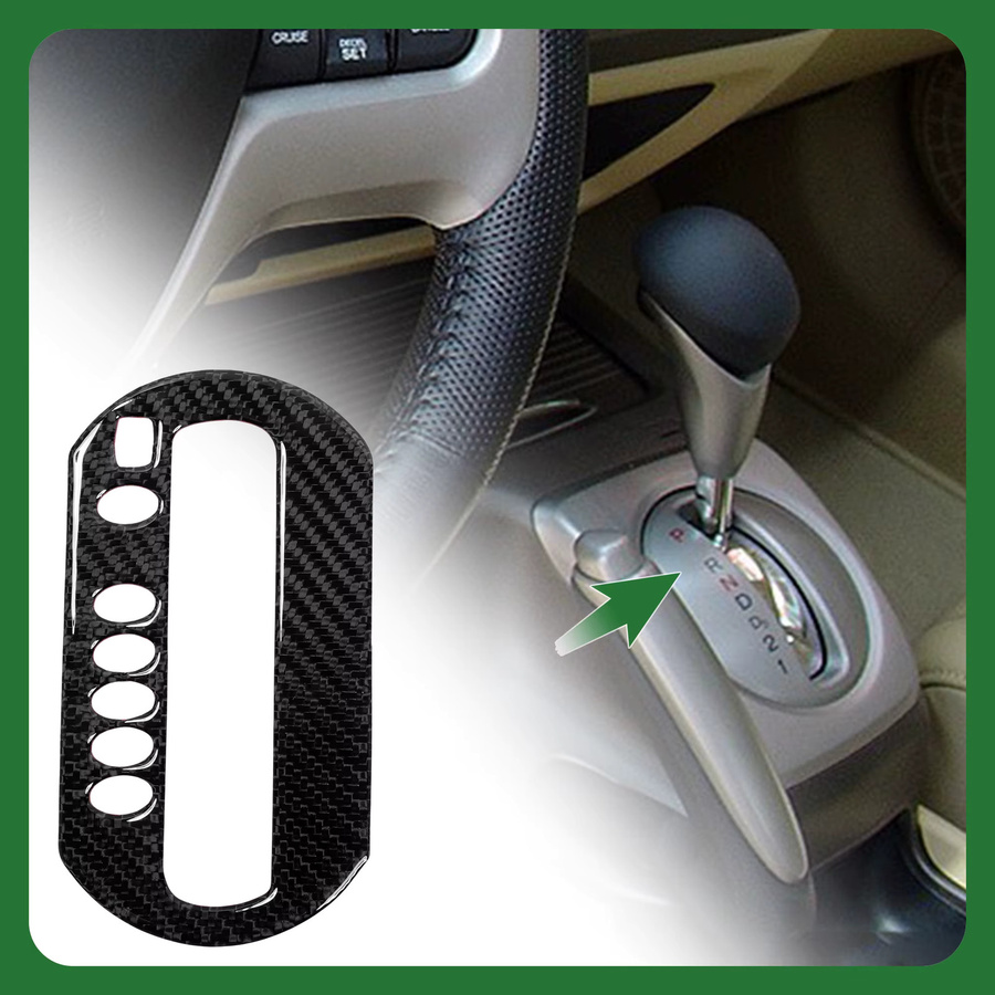 UXCELL Schaltsymbolblende für Honda Civic 2001-2005 in Schwarz - Bild 2