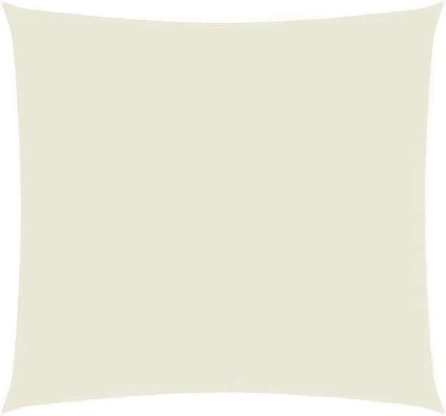 vidaXL Sonnensegel aus PU-beschichtetem Oxford-Gewebe quadratisch in Creme, B/B/B: 360 x 360 x 360 cm - Bild 1