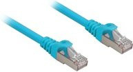 Sharkoon Patchkabel RJ45 Cat.6a SFTP Ethernet LAN Blau, 2,0 m - Bild 1