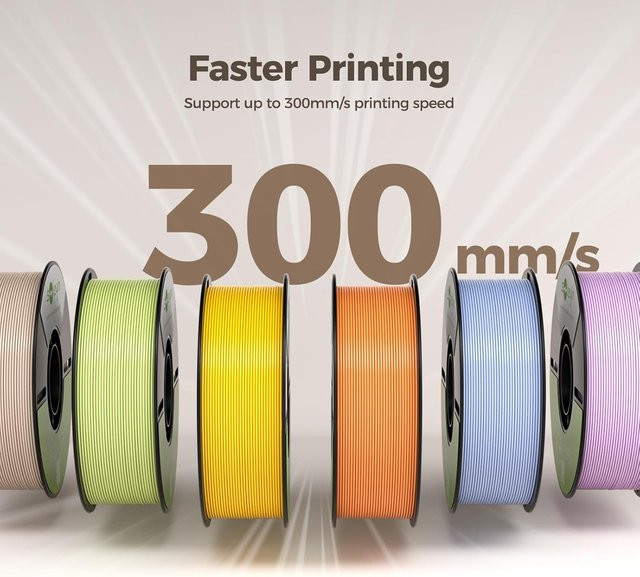 Soleyin PETG 3D-Drucker Filament Rot, Durchmesser: 1,75 mm, 10 kg Spule, +/- 0,02 mm Präzision, für FDM-Drucker - Bild 1
