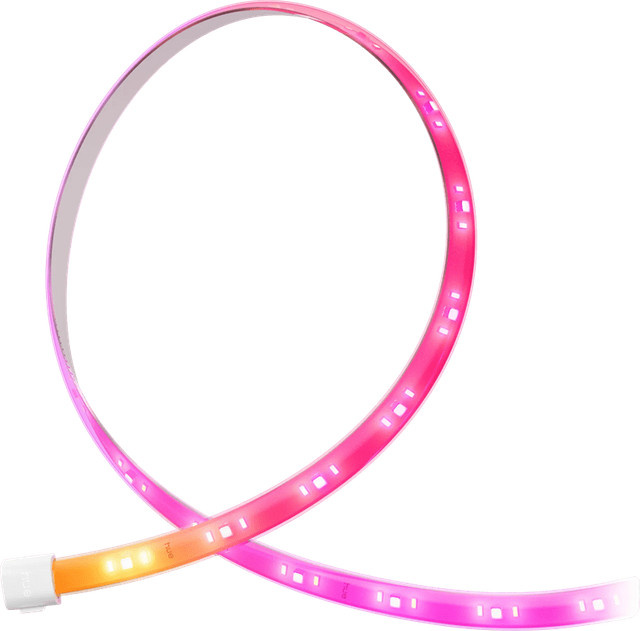 Philips Hue Gradient Lightstrip LED-Streifen Erweiterung RGBIC, Weiß, Länge: 200 cm - Bild 1