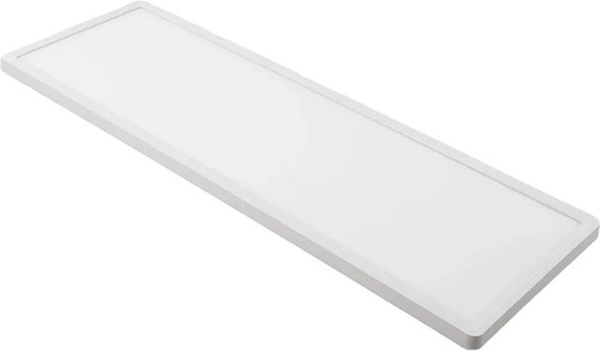 LUXULA LED Panel Deckenleuchte Weiß, 24W, 2200lm, IP44 wassergeschützt, dimmbar mit Fernbedienung, CCT Warm- und Kaltweiß, B: 58 cm, T: 20 cm, H: 1 cm