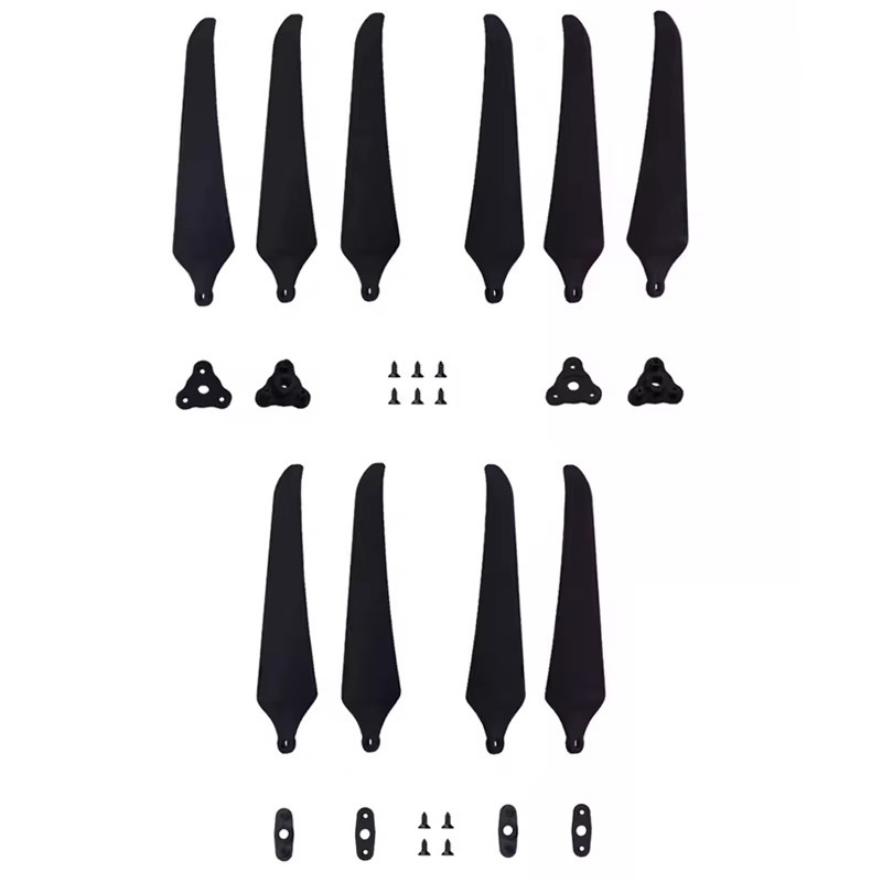 Gemfan F1051 10-Zoll-Faltpropeller aus Glasfaser-Nylon in Schwarz für FPV-Drohnen mit großer Reichweite (2-Blatt oder 3-Blatt) - Bild 5