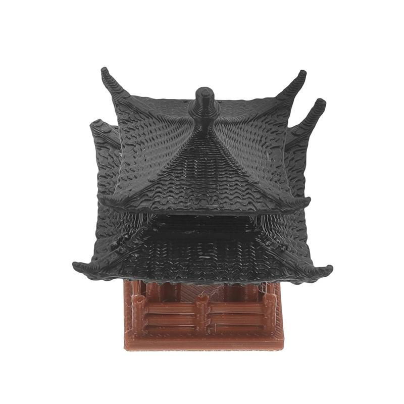 ToyToys Mini Pagodenstatue als japanische Pavillondekoration für Zen-Gärten, Aquarium und Bonsai, mehrfarbig, Höhe: 6,3 cm - Bild 4