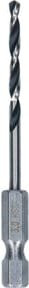 Bosch HSS PointTeQ Twist Drill Sechskantbohrer in Schwarz und Silber, Durchmesser: 3 mm - Bild 1