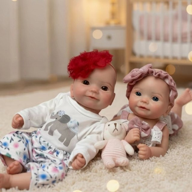 CatDoneca Bebe Reborn Mädchen Puppen, Silikon, Waschbarer Körper, 1-teiliges Set - Bild 1