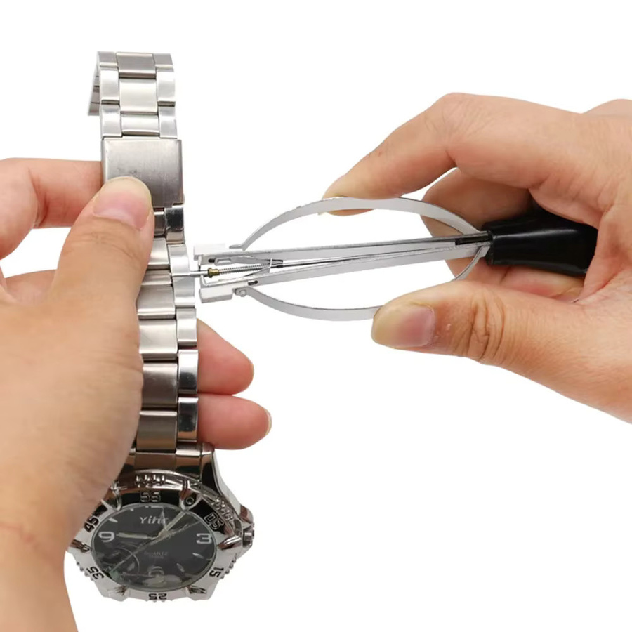 Uhren Reparatur Werkzeug Zubehör Kit, Edelstahl, Silber - Bild 2