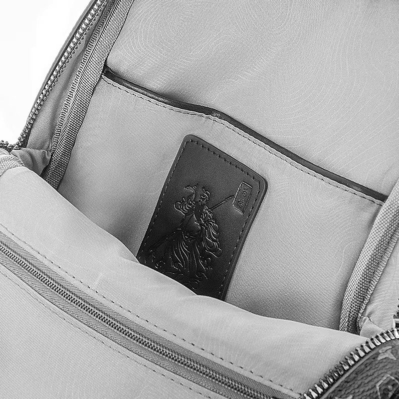 Wiwu Anti-Diebstahl Umhängetasche mit Fingerabdruck-Schloss, wasserdichte Brusttasche für Tablets in Schwarz - Bild 2