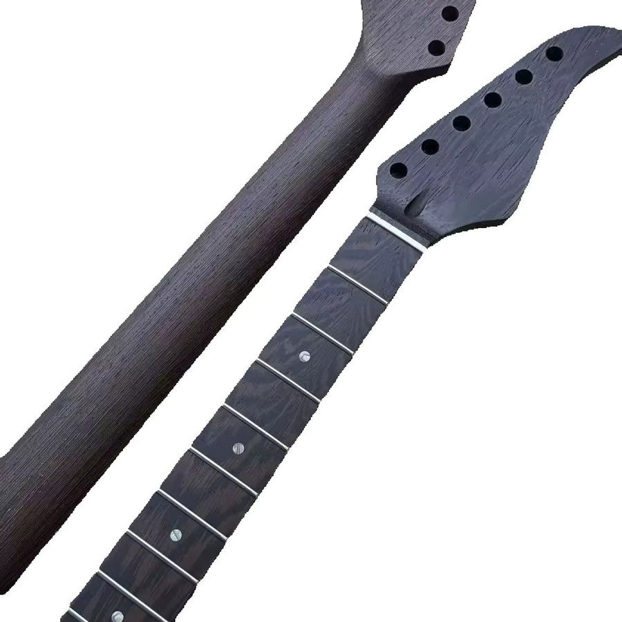 MENGJUE Chicken Wing Wood E-Gitarrenhals ST 22-Fret mit 9,5'' Radius in Braun - Bild 3