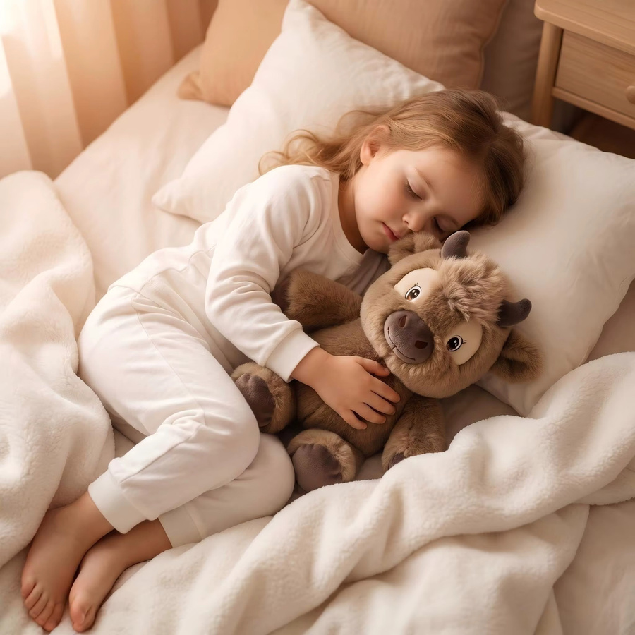 blushbear Kuh-Plüschtier, braun, 40 cm, kann laufen - Bild 6
