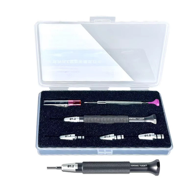 Kwong Yuen Reparaturwerkzeug, T-förmiges Schraubendreher-Set, Edelstahl, Silber, Unisex - Bild 2
