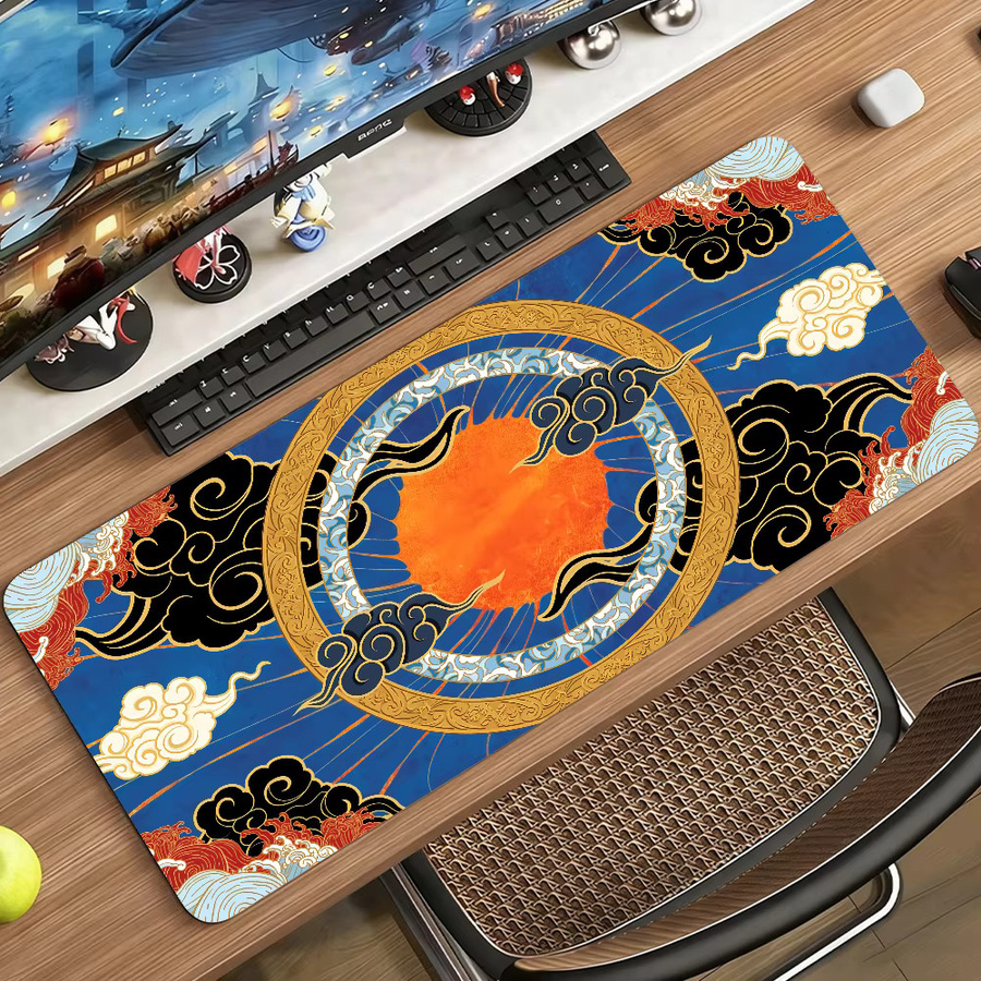 Art Amaterasu Mauspad Multicolor rutschfeste Gamer-Schreibtischunterlage für Laptop und Büro - Bild 5