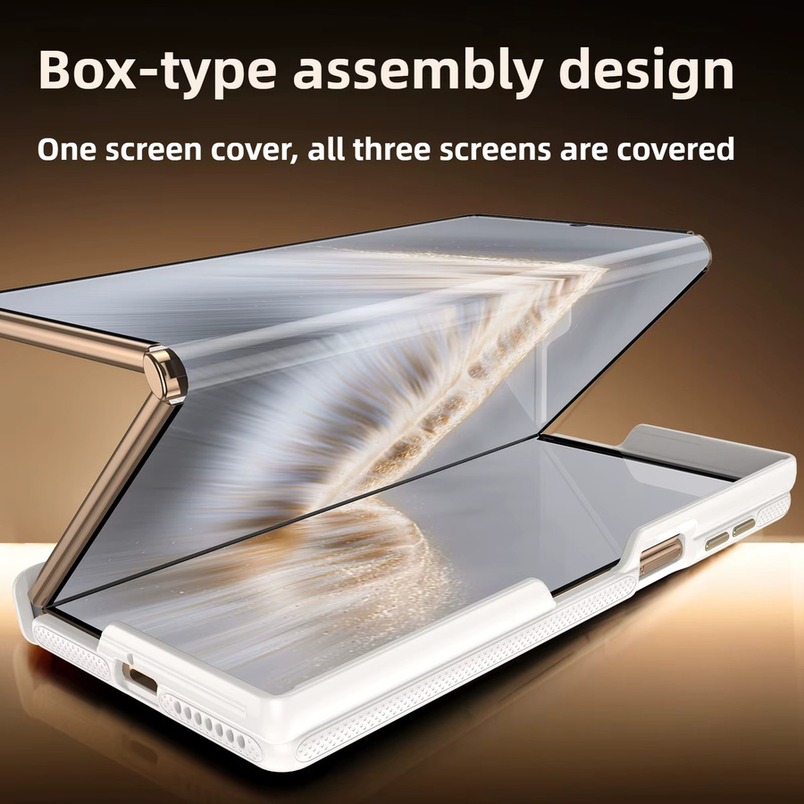 IMCHEN Magnetische Schutzhülle für Huawei Mate XT mit Metalllinse und Mittelachsen-Design - Bild 2
