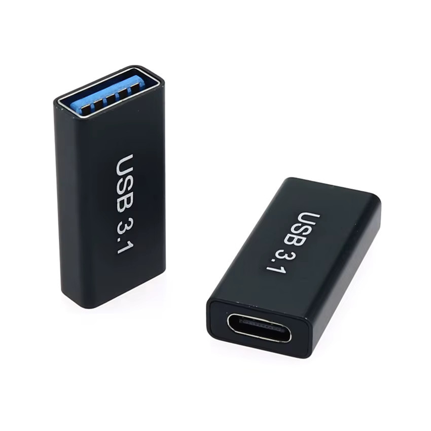 YuXi USB 3.0 auf USB Typ C Adapter OTG Konverter für SSD und HDD, Schwarz - Bild 2