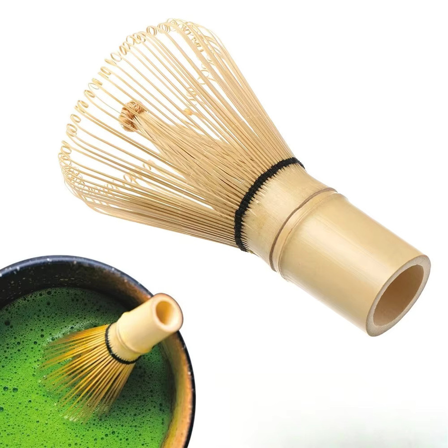 PDQ Matcha Bambus Schneebesen für Grünen Tee zum Aufschlagen und Mixen - Bild 4