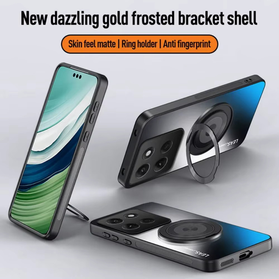 Motorola Schutzhülle mit mattem Farbverlauf und integriertem Ständer in Blau und Multicolour - Bild 3