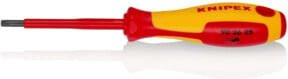 Knipex Torx-Schraubendreher für TX-Schrauben mit isolierendem Mehrkomponenten-Griff in Rot, VDE-geprüft, 185 mm - Bild 1