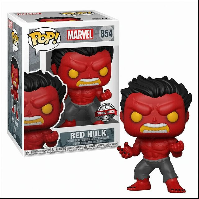 Funko Marvel Red Hulk, Einzelfigur - Bild 1