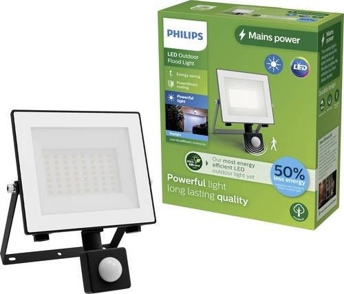 Philips Lois LED Außenstrahler mit Bewegungsmelder, 14W, 2650 Lumen, Kaltweiß, Anthrazit - Bild 1
