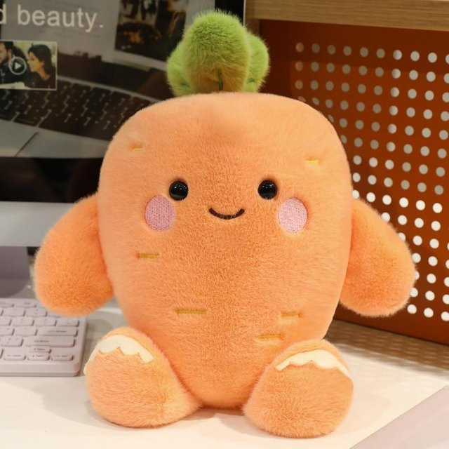 Yiran toy Karotten- und Rüben-Stofftiere, Karottenkissen, 35cm, ab 14 Jahre - Bild 1