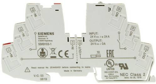 Siemens Schutzschalter 5SK9104-1 30 V/DC 4A in Weiß - Bild 1