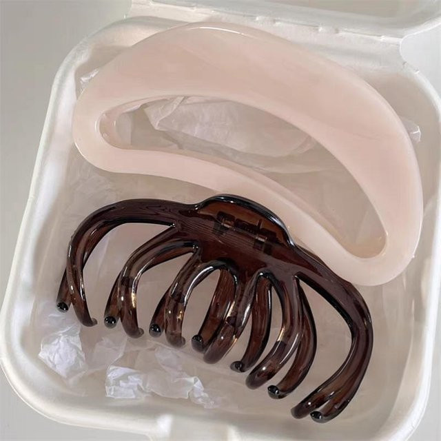 GIOIO Haarclip Kürbis Form, 2 Stück, Gelee Farbe - Bild 1