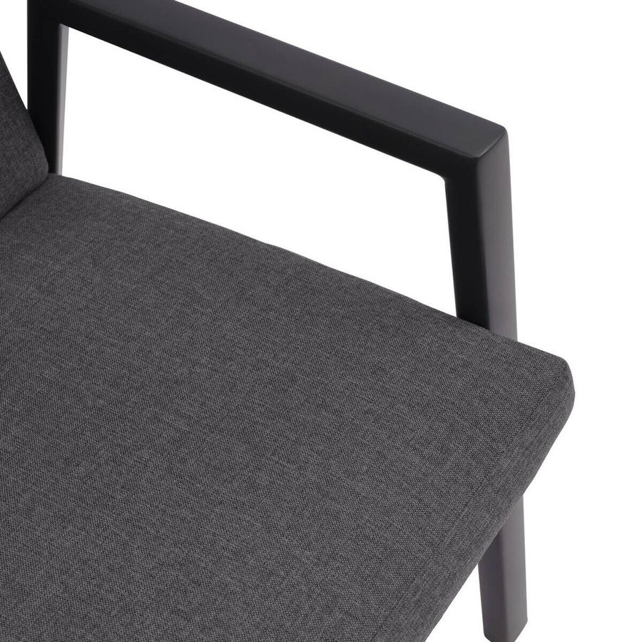 Stapelstuhl POCOline aus Aluminium in Anthrazit B/H/T: 70 x 112 x 56 cm - Bild 4