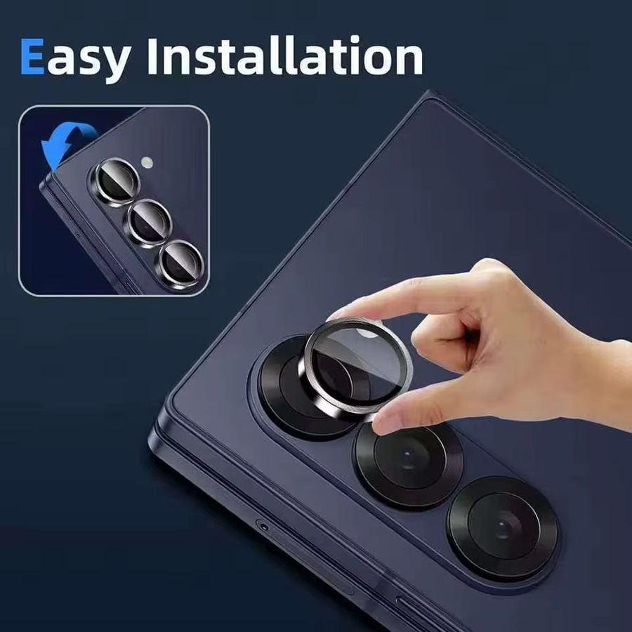 Kamera-Schutzfolie aus gehärtetem Glas für Samsung Galaxy Z Fold 7 6 5 4 und Z Flip 7 6 5 4 in Multicolour - Bild 3