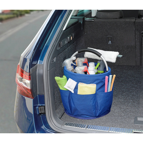 WENKO Caddy aus Polyester in Blau und Silberfarben - Bild 5