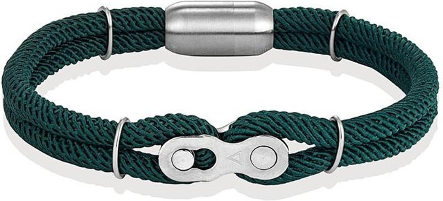 Armband Edelstahl, Magnetverschluss, 23cm, Grün, Unisex - Bild 1