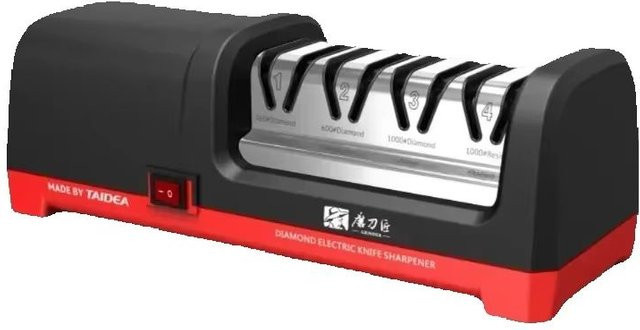 Taidea GRINDER TG2102 Elektrischer 4-Stufen Diamant Messerschärfer in Schwarz - Bild 1