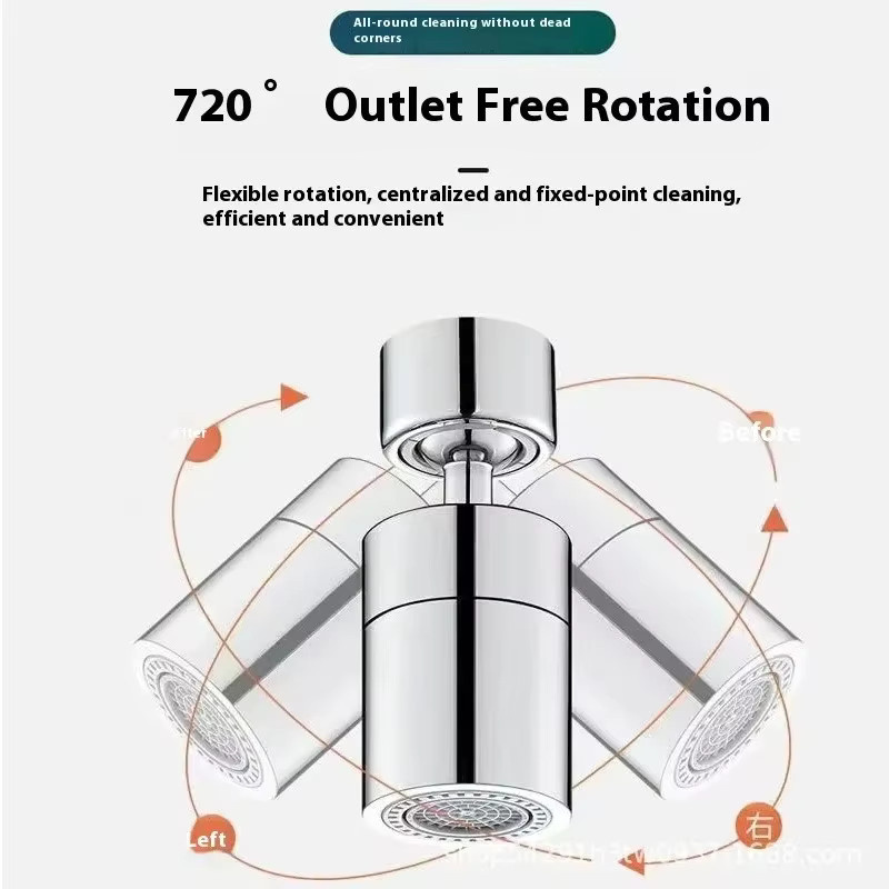 Do Kogia 360 Grad Waschbecken-Wasserhahn-Adapter mit Spray-Filter und verstellbarem Duschwerkzeug für die Küchenspüle - Bild 2