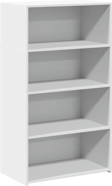 vidaXL Highboard Weiß aus Holzwerkstoff mit internen Regalen, B/T/H: 70 x 41 x 124 cm - Bild 1
